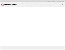 Tablet Screenshot of energycenter.com.br